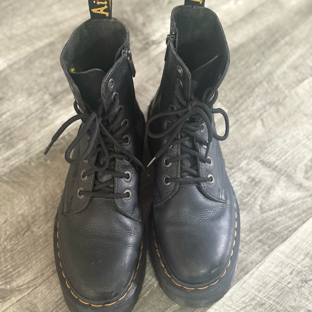 Dr. Martens Black Lace Up Boots